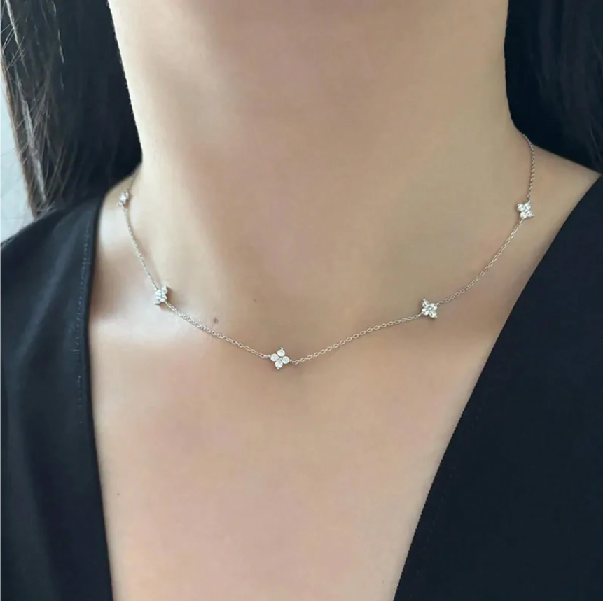 Collier à cristaux